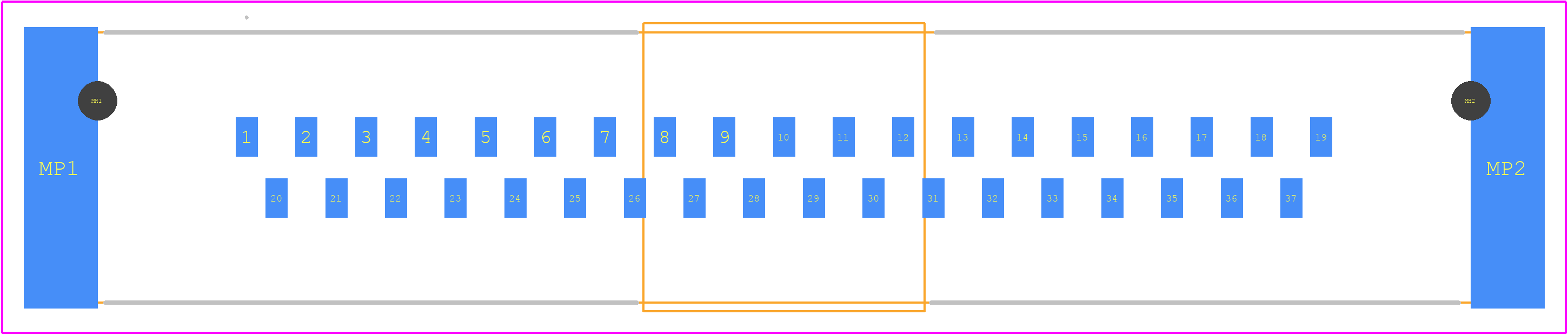 09554297821741 - HARTING PCB footprint - Other - Other - 09554297821741-4