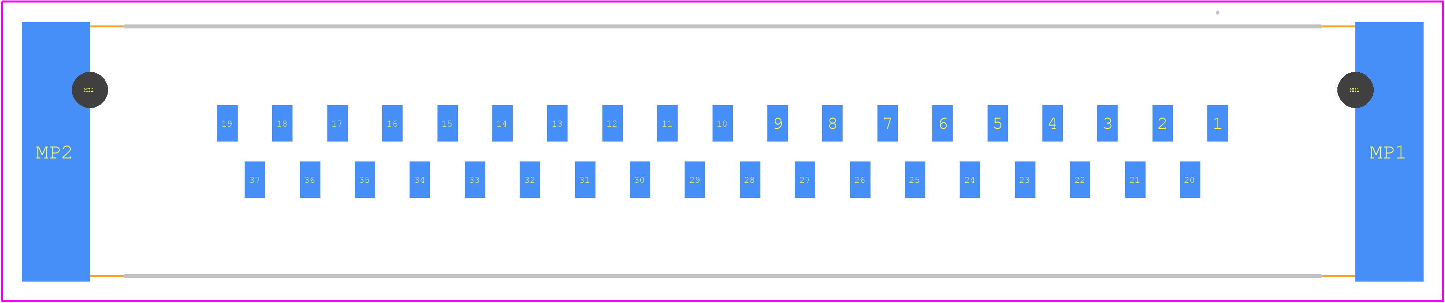 09554157611741 - HARTING PCB footprint - Other - Other - 09554157611741-2