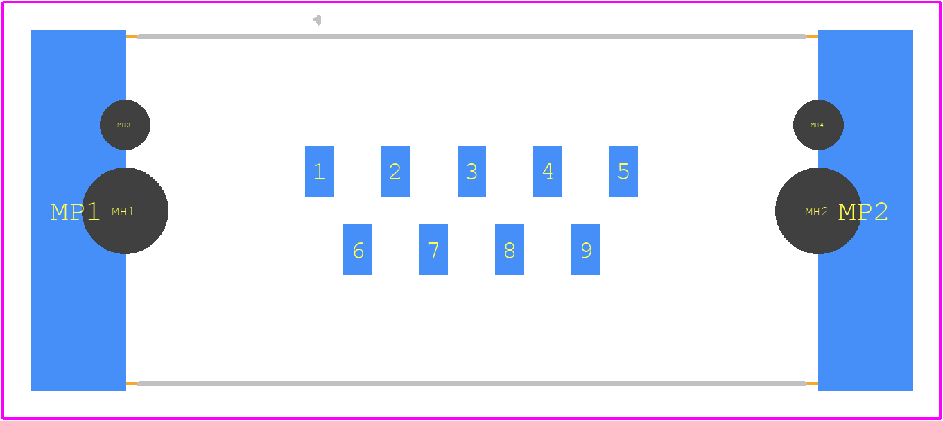 09551696812741 - HARTING PCB footprint - Other - Other - 09551696812741-1