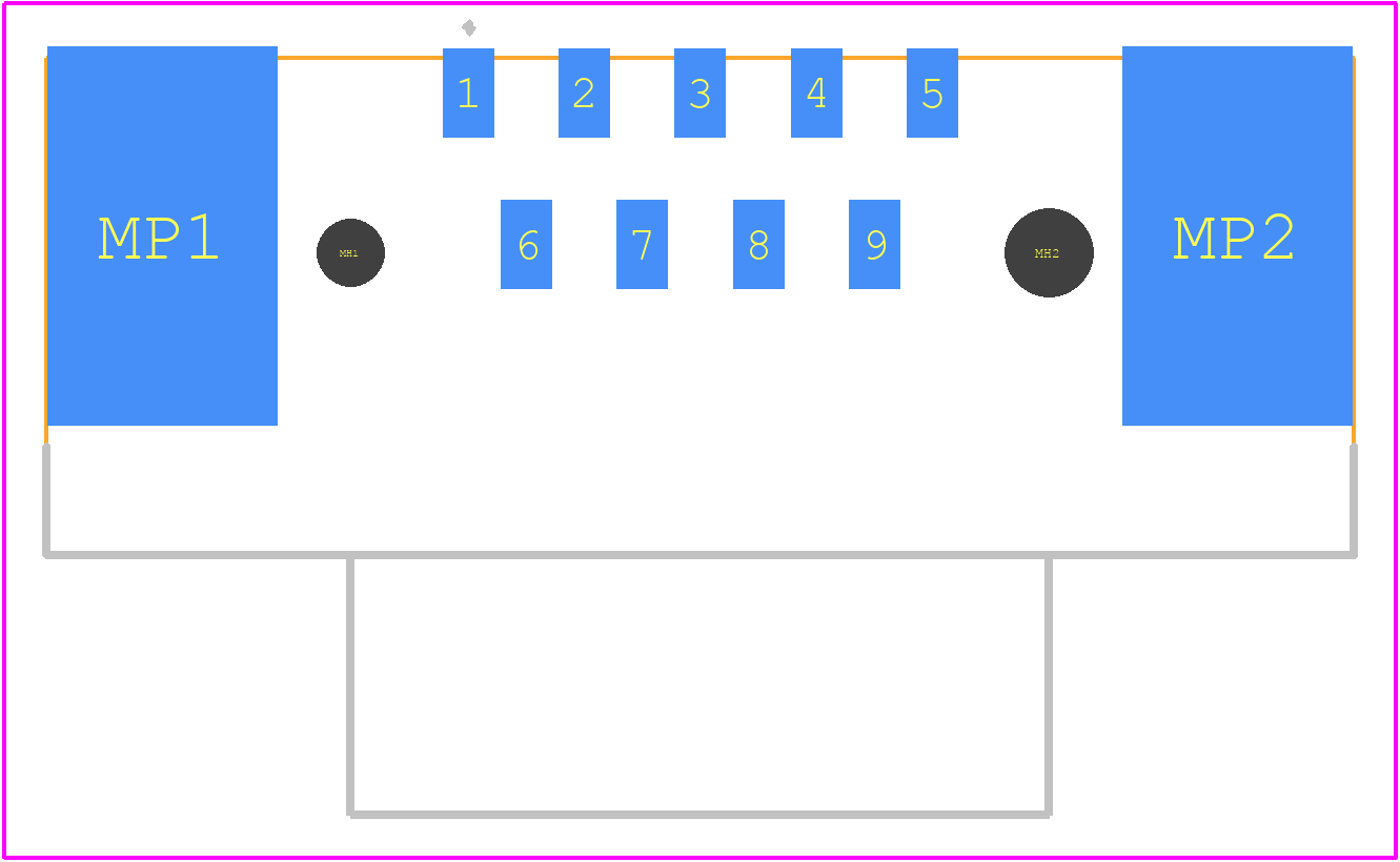 09551663821741 - HARTING PCB footprint - Other - Other - 09551663821741