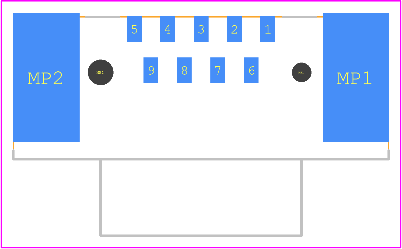 09551567621741 - HARTING PCB footprint - Other - Other - 09551567621741-2