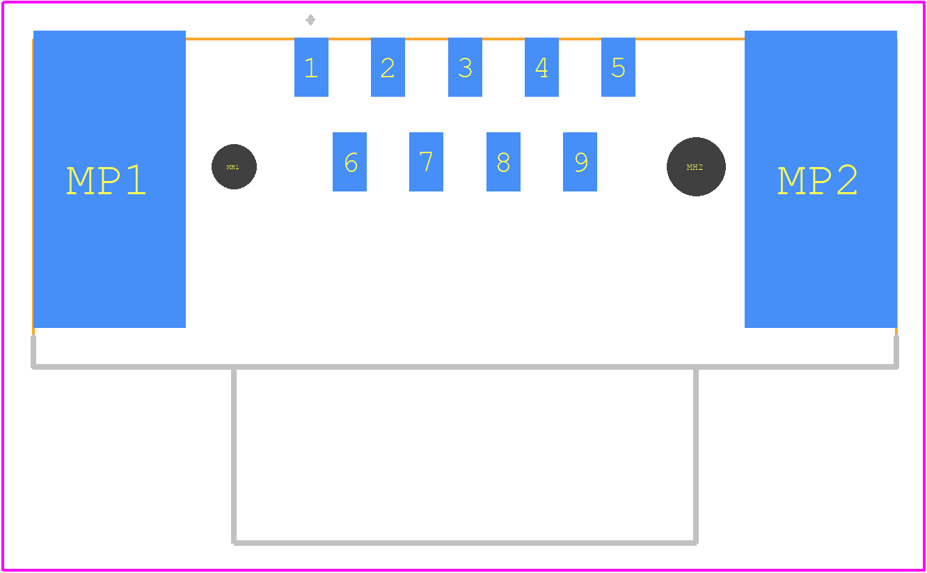 09551563612741 - HARTING PCB footprint - Other - Other - 09551563612741