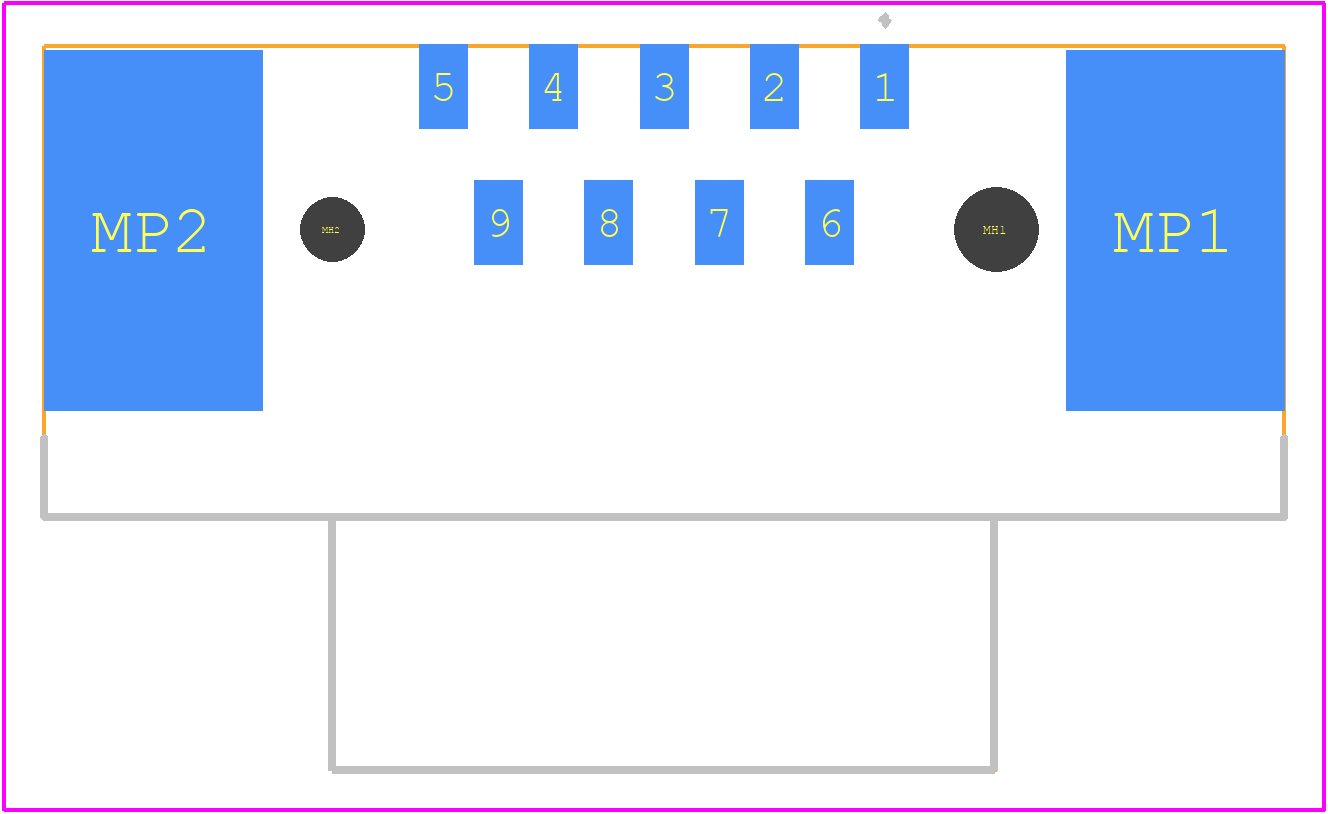 09551563616741 - HARTING PCB footprint - Other - Other - 09551563616741-3