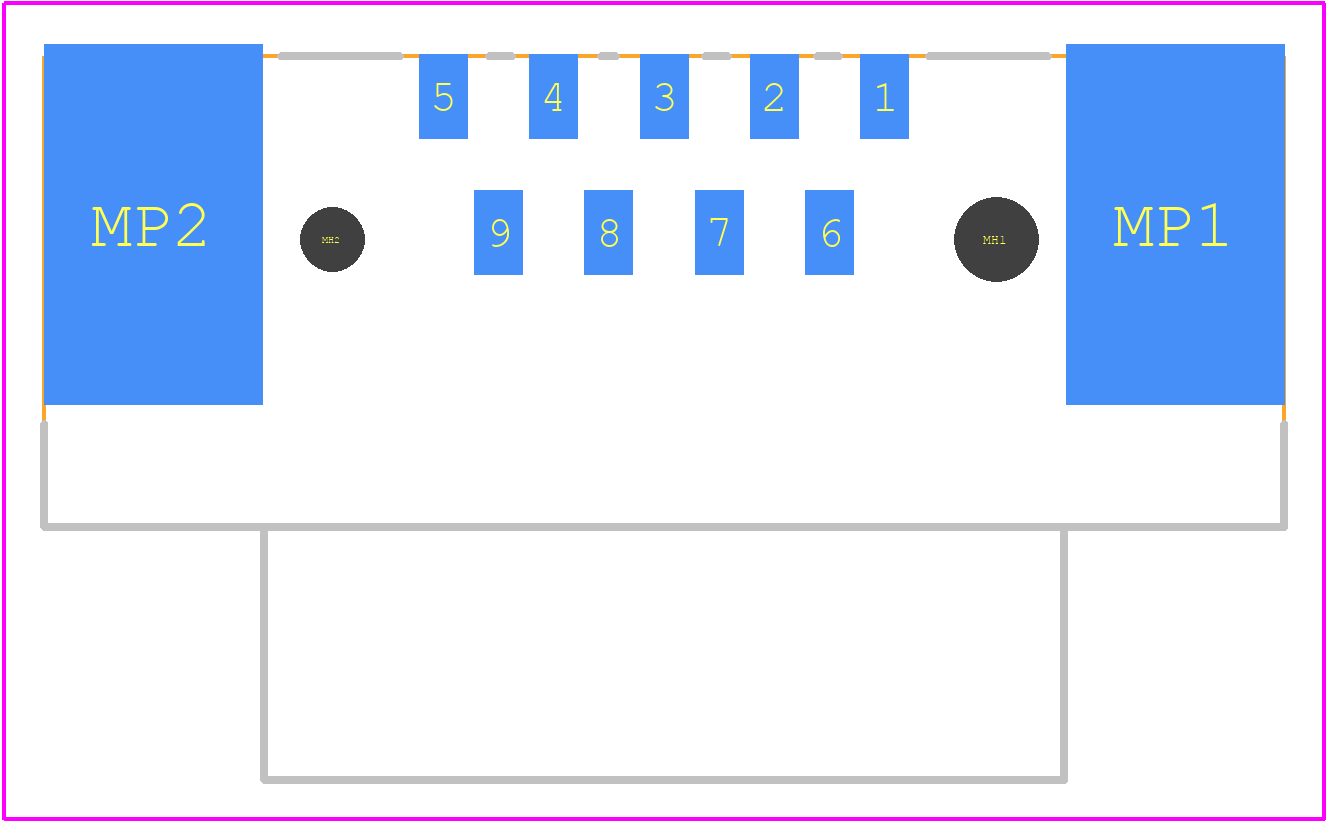 09551567615741 - HARTING PCB footprint - Other - Other - 09551567615741