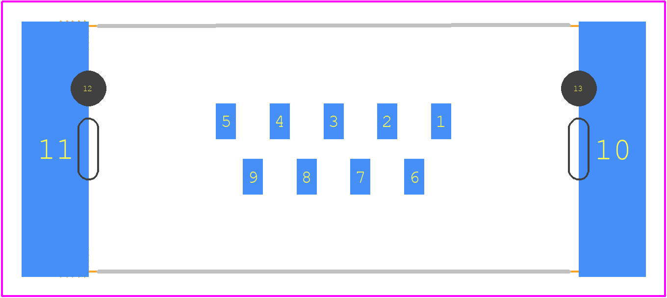 09551556622741 - HARTING PCB footprint - Other - Other - 09551556622741