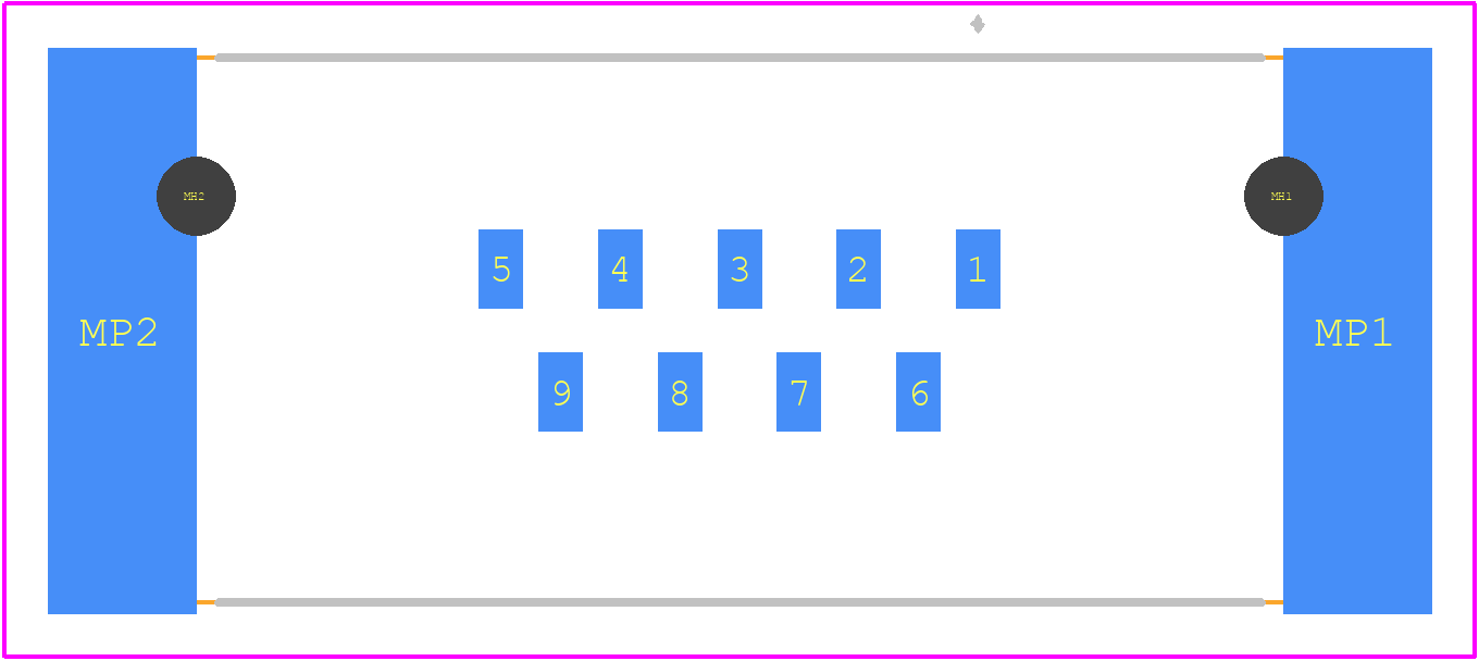 09551157622741 - HARTING PCB footprint - Other - Other - 09551157622741-2