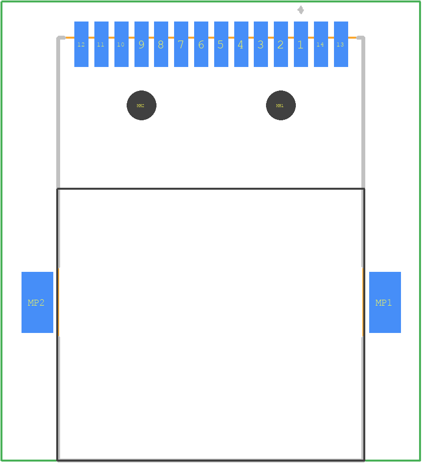 09455511551 - HARTING PCB footprint - Other - Other - 09455511550-5