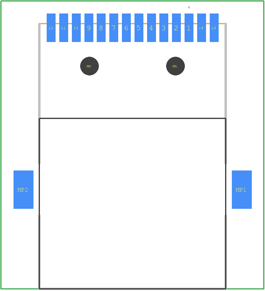 09455511165 - HARTING PCB footprint - Other - Other - 09455511165-10