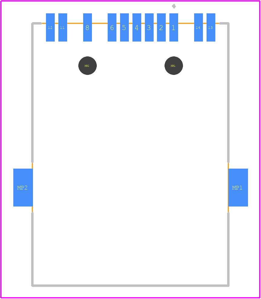 09455511160 - HARTING PCB footprint - Other - Other - 09455511160-1