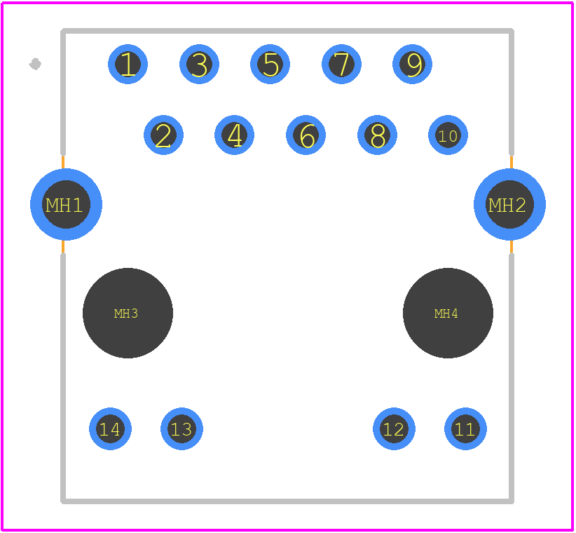 09455511141 - HARTING PCB footprint - Other - Other - 09455511141-1