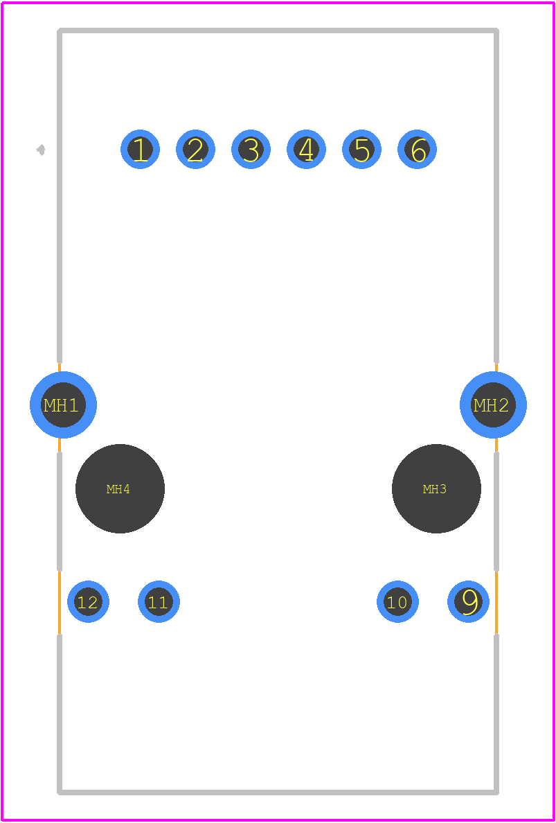 09455511132 - HARTING PCB footprint - Other - Other - 09455511132-3