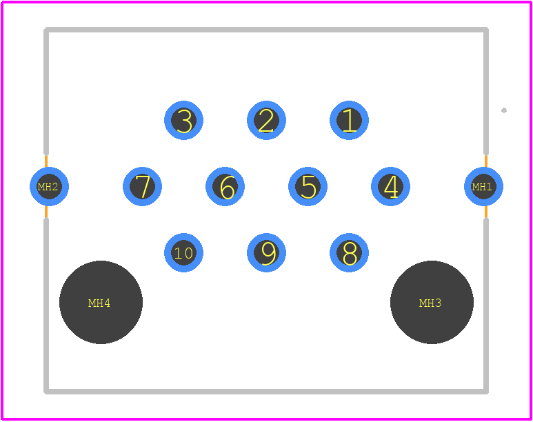 09350026002 - HARTING PCB footprint - Other - Other - 09350026002-1