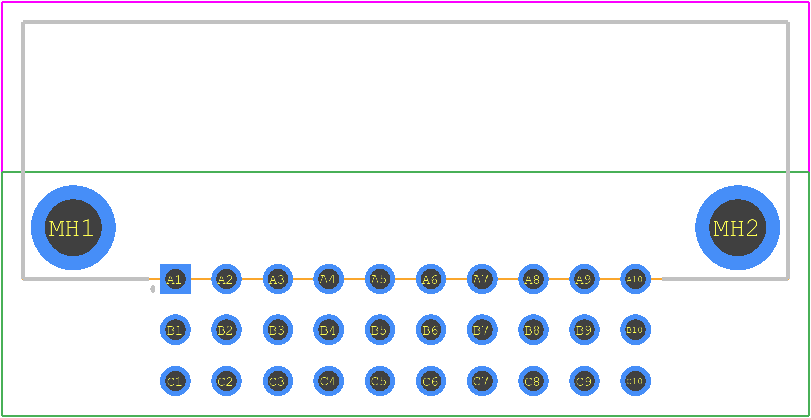 09292306804791 - HARTING PCB footprint - Other - Other - 09292306804791-1