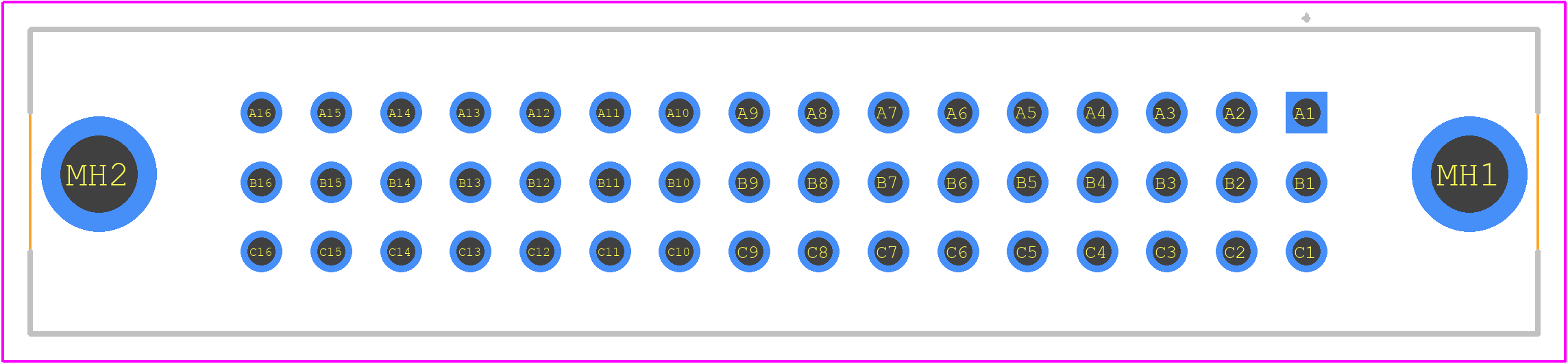 09283486902 - HARTING PCB footprint - Other - Other - 09283486902-1