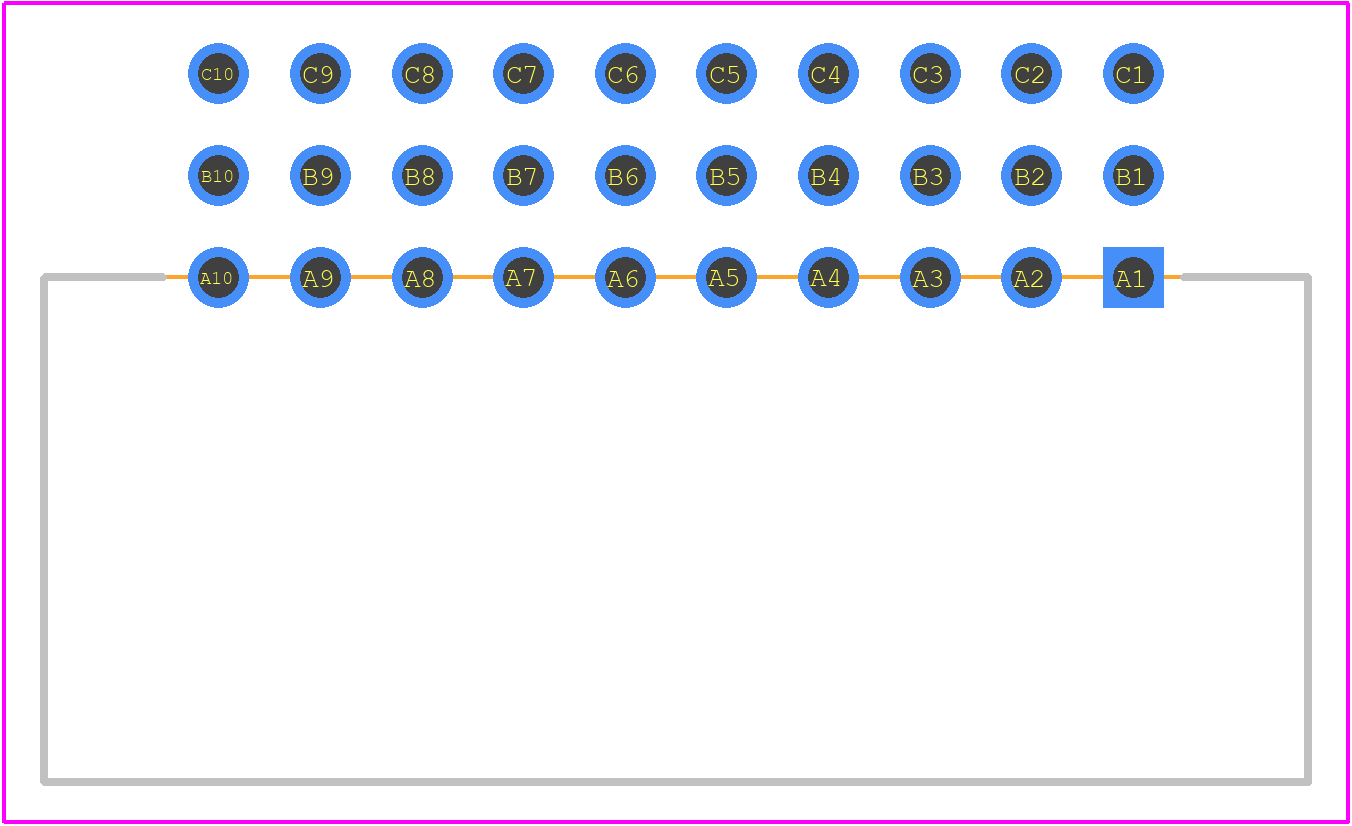 09251306579 - HARTING PCB footprint - Other - Other - 09251306579-3