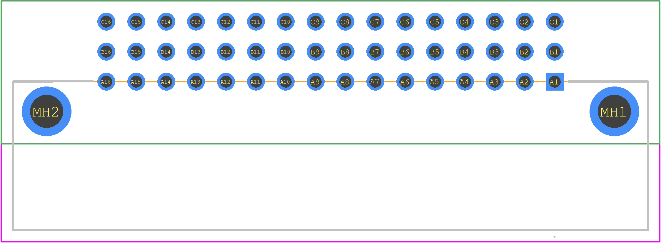 09231486951 - HARTING PCB footprint - Other - Other - 09231486951
