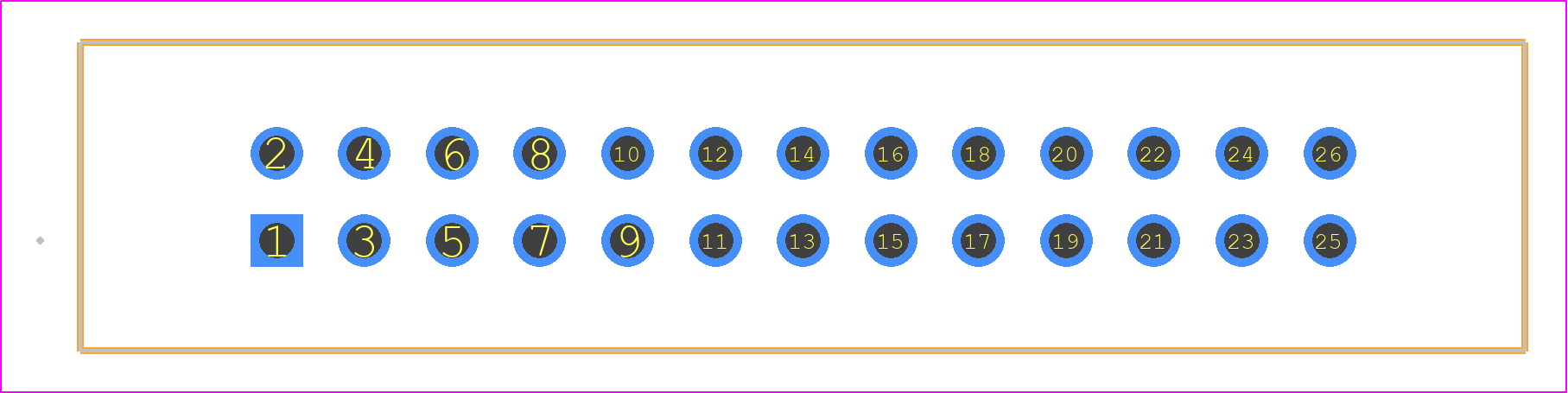 09185265322 - HARTING PCB footprint - Other - Other - 09185265322