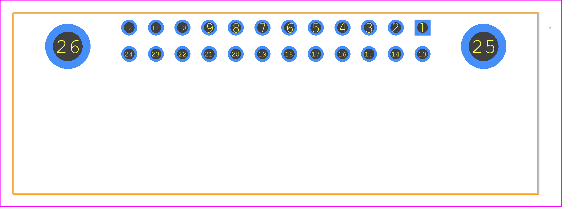 09185247921 - HARTING PCB footprint - Other - Other - 09185247921