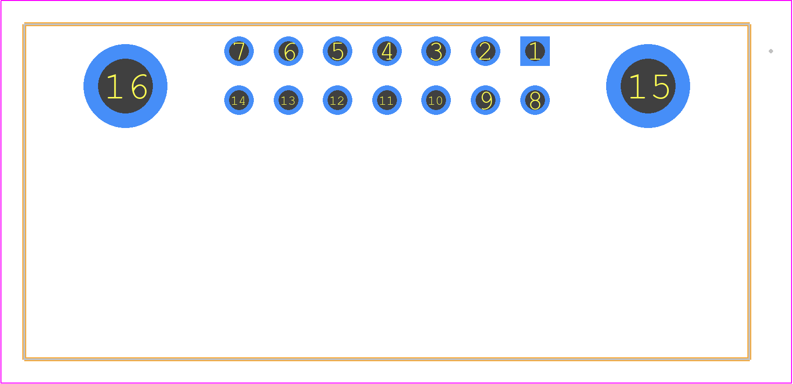 09185147923 - HARTING PCB footprint - Other - Other - 09185147923