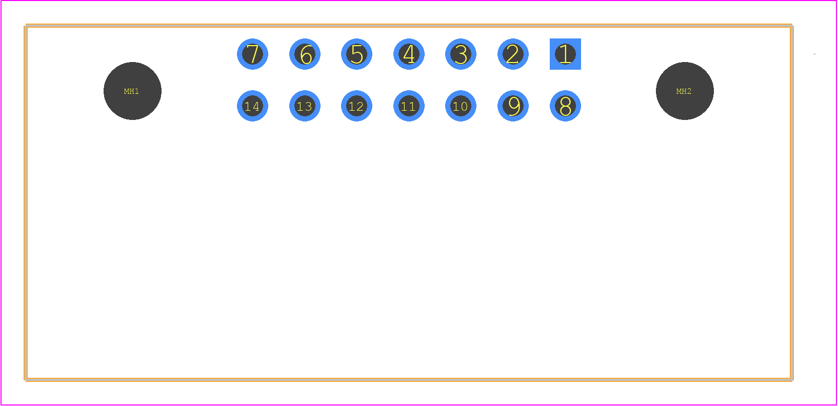 09185145921 - HARTING PCB footprint - Other - Other - 09185145921