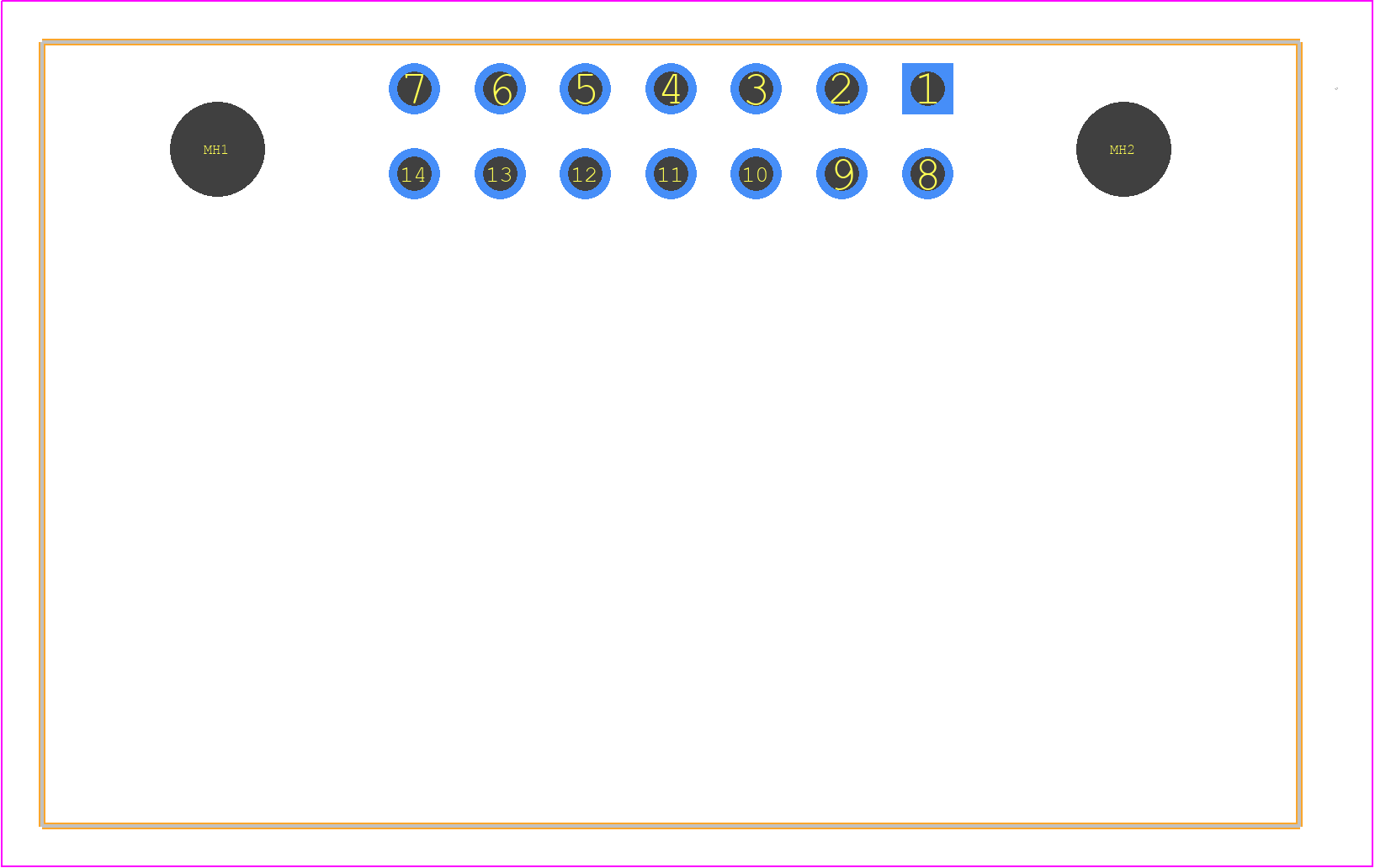 09185145913 - HARTING PCB footprint - Other - Other - 09185145913