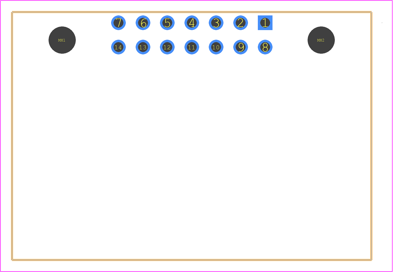 09185145903 - HARTING PCB footprint - Other - Other - 09185145903