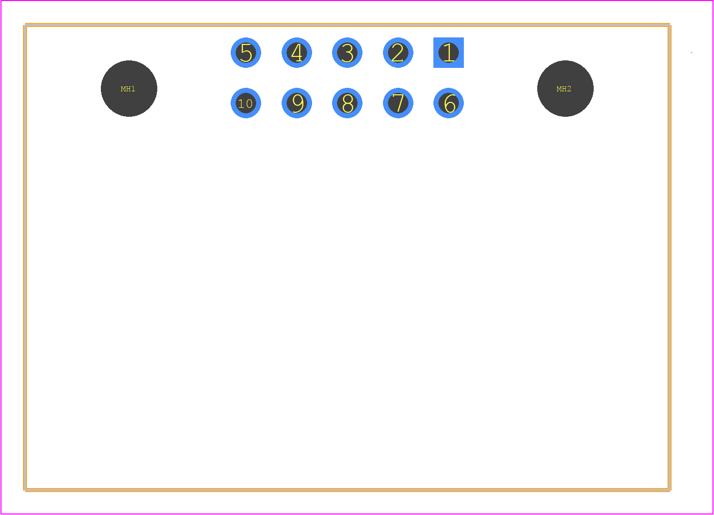 09185106911 - HARTING PCB footprint - Other - Other - 09185106911