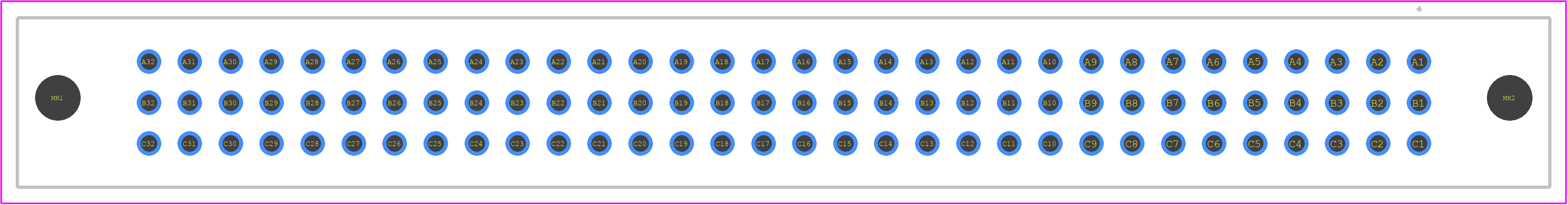 09032966841 - HARTING PCB footprint - Other - Other - 09032966841-10