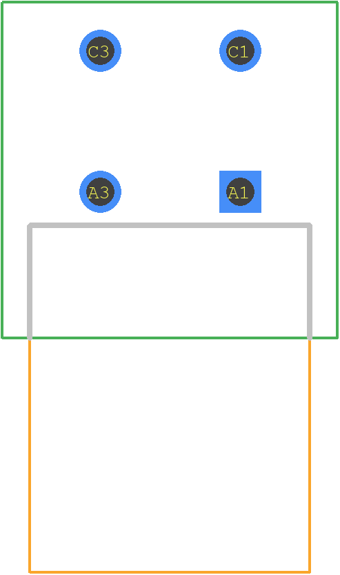 02519041202 - HARTING PCB footprint - Other - Other - 02519041201-2