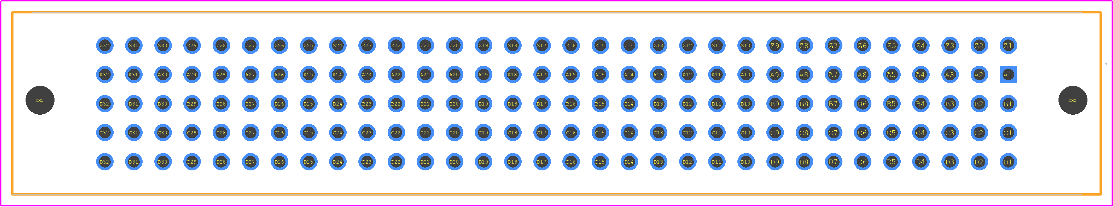 02021602201 - HARTING PCB footprint - Other - Other - 02021602201