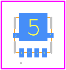 STL6P3LLH6 - STMicroelectronics PCB footprint - Other - Other - PowerFLAT3.3 x 3.3