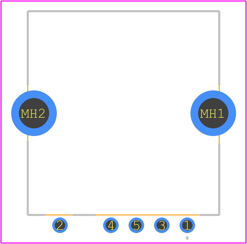 PAC18R1-41D28F - Bourns PCB footprint - Other - Other - PAC18R1-41D19F-3