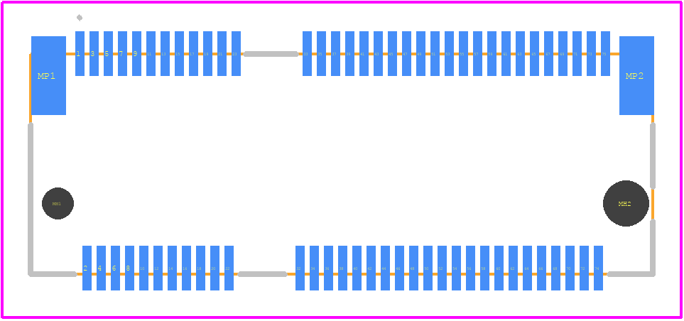 2199230-6 - TE Connectivity PCB footprint - Other - Other - 2199230-6-2