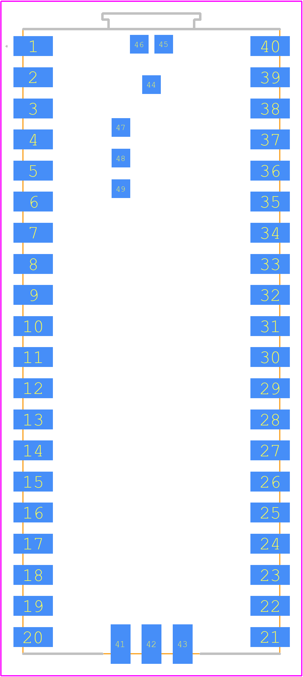 RASPBERRY PI PICO - RASPBERRY-PI PCB footprint - Other - Other - RASPBERRY PI PICO-8