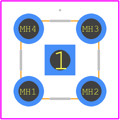 R128425820W - Radiall PCB footprint - Other - Other - R128425820W-2