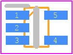 RT9193-33PU5 - RICHTEK PCB footprint - SOT23 (5-Pin) - SOT23 (5-Pin) - SC-70-5