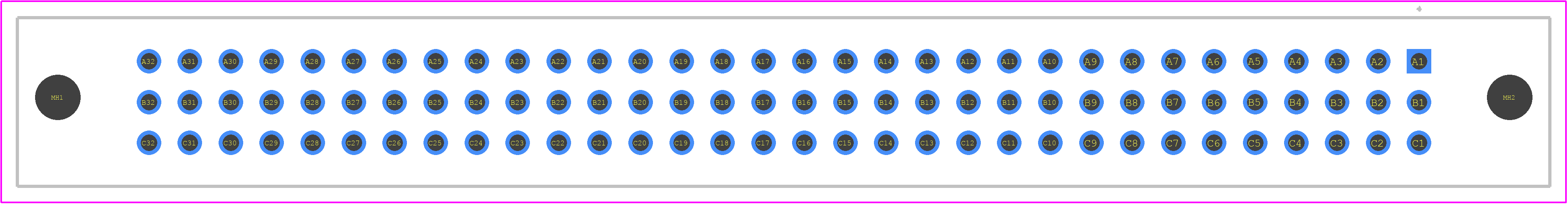 09032962855 - HARTING PCB footprint - Other - Other - 09032962855-10