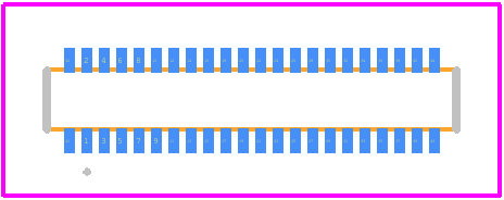 WP7B-P040VA1-R8000 - JAE PCB footprint - Other - Other - WP7B-P040VA1-R8000-2