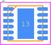 LM74810QDRRRQ1 - Texas Instruments PCB footprint - Small Outline No-lead - Small Outline No-lead - DRR0012E_2021