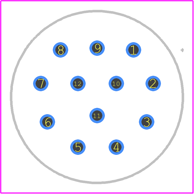 9151122603 - HARTING PCB footprint - Other - Other - 9151122603-1