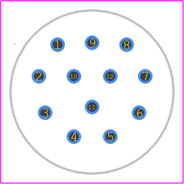 9151122703 - HARTING PCB footprint - Other - Other - 9151122703-2