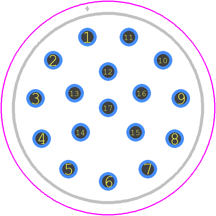 9151172603 - HARTING PCB footprint - Other - Other - 9151172603-2