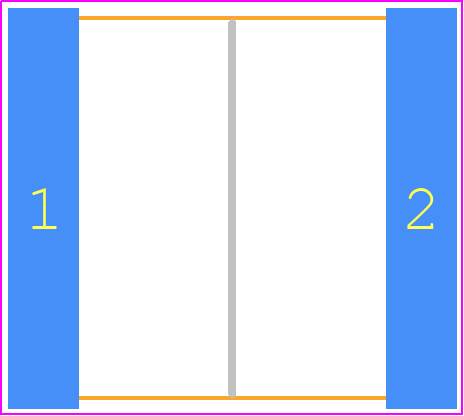 501CLE472JSLE-ROHS - EXXELIA PCB footprint - Capacitor Chip Non-polarised - Capacitor Chip Non-polarised - 501CLE472JSLE