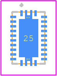 CLXC8T245QRHLRQ1 - Texas Instruments PCB footprint - Other - Other - CLXC8T245QRHLRQ1-2