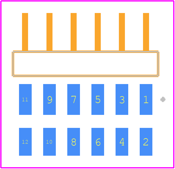 MMT-106-01-L-DH - SAMTEC PCB footprint - Other - Other - MMT-106-01-L-DH-2