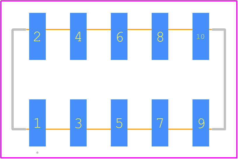 1250390000 - Weidmüller PCB footprint - Other - Other - 1250390000-2