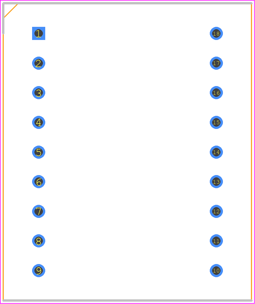 HDSP-A27C - Broadcom Pi PCB footprint - Dual-In-Line Sockets - Dual-In-Line Sockets - HDSP-A27C