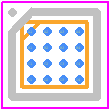 ADS7066IYBHR - Texas Instruments PCB footprint - BGA - BGA - YBH0016