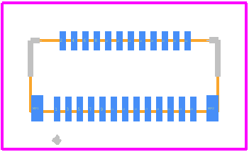 FH43BW-25S-0.2SHW(10) - Hirose PCB footprint - Other - Other - FH43BW-25S-0.2SHW(10)-1