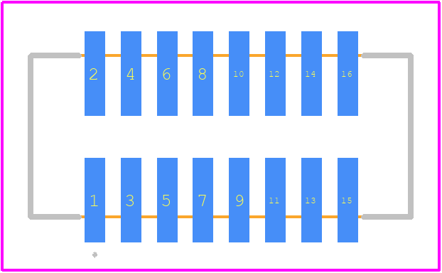 M50-4900845 - Harwin PCB footprint - Other - Other - M50-4900845-1